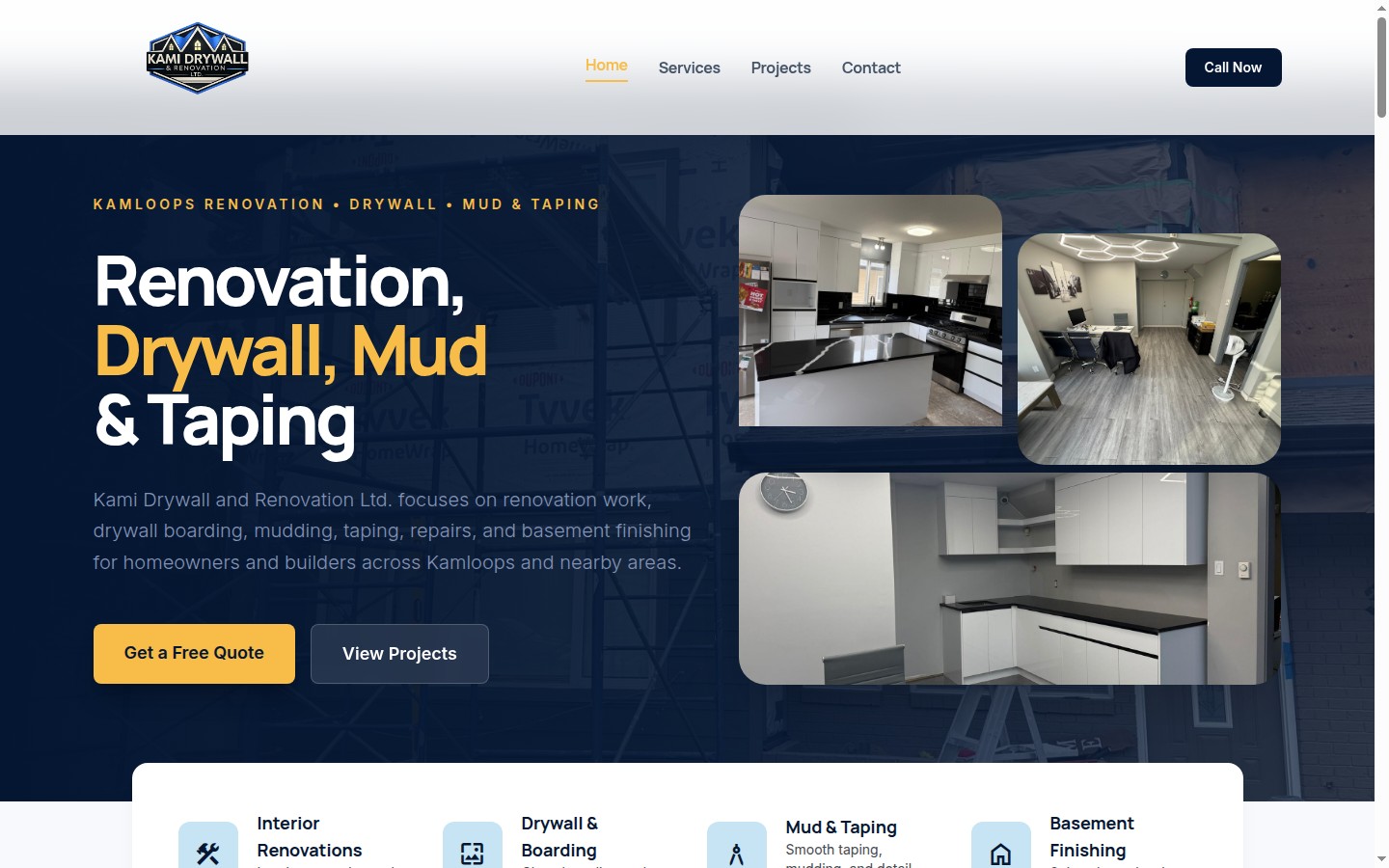 Kami Drywall & Renovation — Client · Contractor