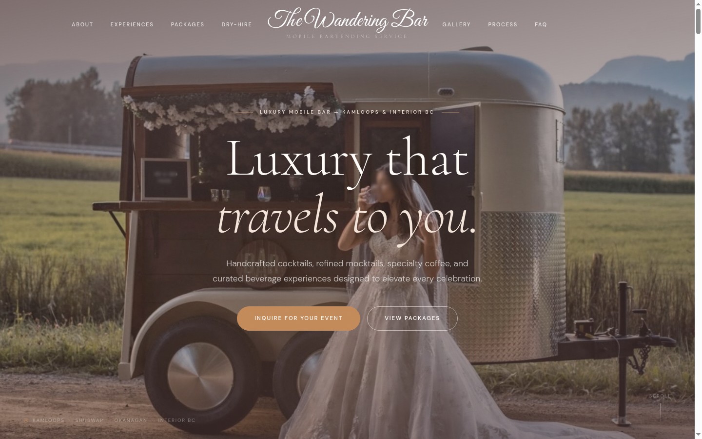 The Wandering Bar — Client · Mobile Bar